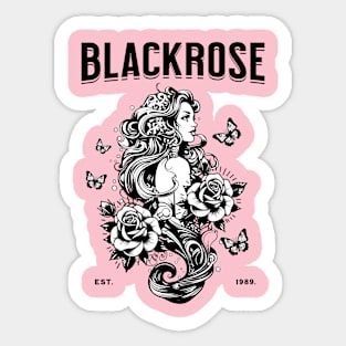 LadyBlackRose Rose Gardening Sticker